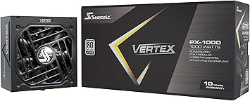 Seasonic Vertex PX-1000 | 1000W | 80+ Platinum | ATX 3.0 & PCIe 5.0 Ready | Full-Modular | ATX Form Factor | Low Noise | Premium Japanese Capacitor | Nvidia RTX 30/40 Super & AMD GPU Compatible