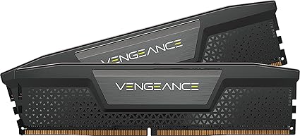 CORSAIR VENGEANCE DDR5 RAM 32GB (2x16GB) 6000MHz CL36 Intel XMP iCUE Compatible Computer Memory - Black (CMK32GX5M2D6000C36)