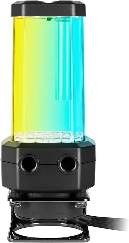 Corsair Hydro X Series XD5 RGB Pump/Reservoir Combo - D5 PWM Pump - 330ml Reservoir - Ten Individually Addressable RGB LEDs - Temperature Sensor - Black