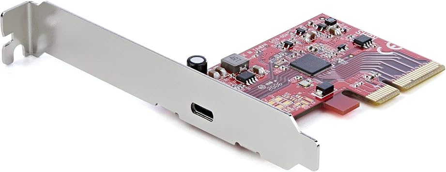 StarTech.com 1-Port USB 3.2 Gen 2x2 (20Gbps) PCIe Card - USB-C SuperSpeed PCI Express 3.0 x4 Host Controller Card - USB Type-C PCIe Add-On Adapter Card - Expansion Card - Windows & Linux (PEXUSB321C)