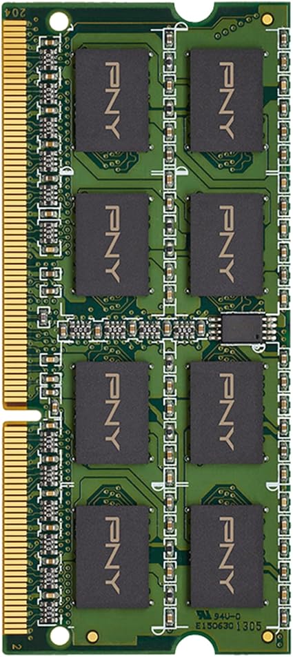 PNY Performance 8GB DDR3 1600MHz (PC3-12800) CL11 1.35V Notebook/Laptop (SODIMM) Memory - MN8GSD31600LV