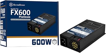 SilverStone Technology FX600 Platinum Cybenetics Platinum 600W FlexATX Power Supply (SST-FX600-PT)