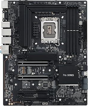 ASUS Pro WS W680-ACE IPMI Intel LGA1700 ATX workstation motherboard,2x PCIe 5.0x16 slot,DDR5,ECC memory,2x2.5 Gb Lan,3xM.2 slots,SlimSAS,BMC header,THUNDERBOLT4 Header,IPMI Expansion card bundled,ACCE