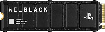 WD_BLACK 8TB SN850P NVMe M.2 SSD Officially Licensed Storage Expansion for PS5 Consoles, up to 7200MB/s, with heatsink - WDBBYV0080BNC-WRSN