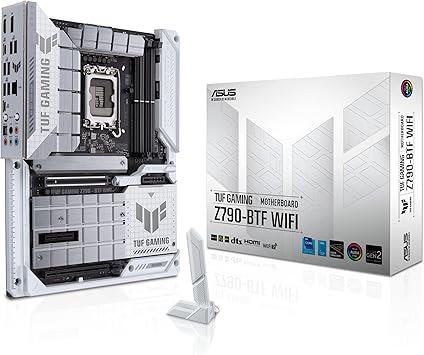 TUF Gaming Z790-BTF WiFi 7 Intel® Z790 (LGA 1700) ATX Motherboard,Hidden-Connector Design, PCIe 5.0, 4xM.2 Slots, 16+1+1 Power Stages, DDR5,2.5Gb Ethernet,USB Type-C, Front USB Type-C, Thunderbolt™ 4