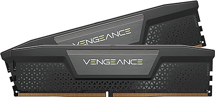 CORSAIR VENGEANCE DDR5 RAM 32GB (2x16GB) 6000MHz CL40 Intel XMP iCUE Compatible Computer Memory - Black (CMK32GX5M2B6000C40)