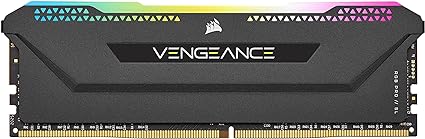 Corsair Vengeance RGB PRO SL 32GB (2x16GB) DDR4 4000MHz C18 Desktop Memory (10 Ultra-Bright RGB LEDs, Custom Performance PCB, Tight Response Times, Intel XMP 2.0) Black