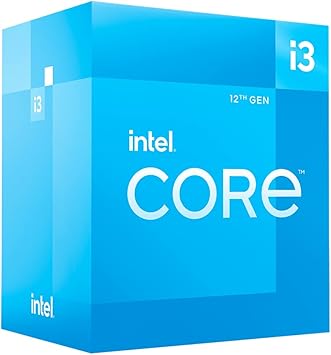 Intel Core i3-12100 Alder Lake CPU LGA 1700 3.3 GHz Quad-Core 60W 12MB Cache Desktop Processor