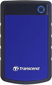 Transcend 4TB USB 3.1 Gen 1 StoreJet 25H3B SJ25H3B Rugged External Hard Drive TS4TSJ25H3B Blue