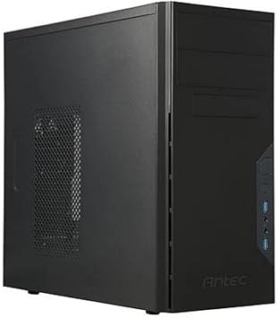 Antec VSK3000E-U3_US SGCC Steel Black Mini Tower Case, Micro ATX