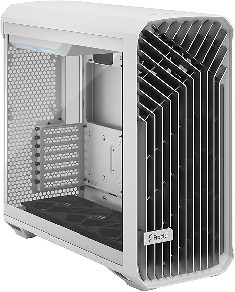 Fractal Design Torrent RGB White E-ATX Tempered Glass Window High-Airflow Mid Tower Computer Case