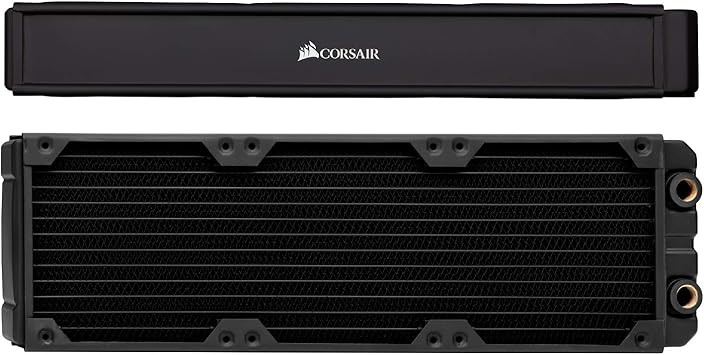 CORSAIR Hydro X Series XR7 360mm Water Cooling Radiator - Triple 120mm Fan Mounts - Premium Copper Construction - Easy Installation - Black