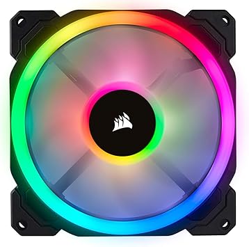 Corsair LL Series LL140 RGB 140mm Dual Light Loop RGB LED PWM Fan Single Pack Cooling CO-9050073-WW, No Controller