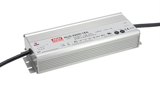 Mean Well HLG-320H-24 Power Supply, Switching, Single Output, 320 W, 24V at 13.3 A, 8.86