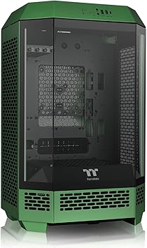 Tower 300 Racing Green Micro-ATX Case; 2x140mm CT Fan Included; Support Up to 420mm Radiator; Optional Chassis Stand Kit Allows Horizontal Display; CA-1Y4-00SCWN-00; 3 Year Warranty