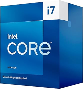 Intel Core i7-13700F Desktop Processor 16 cores (8 P-cores + 8 E-cores) 30MB Cache, up to 5.2 GHz