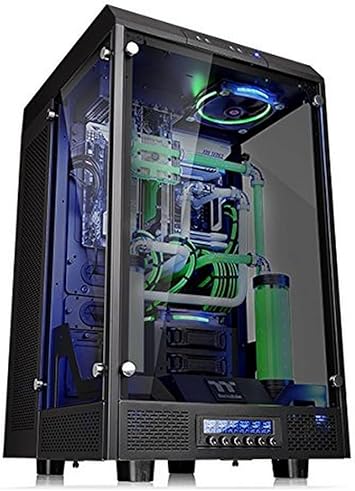 Thermaltake Tower 900 Black Edition Tempered Glass Fully Modular E-ATX Vertical Super Tower Computer Chassis CA-1H1-00F1WN-00