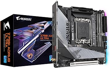 GIGABYTE Z790I AORUS Ultra (LGA 1700/ Intel/ Z790/ Mini-ITX/ DDR5/ Dual M.2/ PCIe 5.0/ USB 3.2 Gen2X2 Type-C/Intel Killer Wi-Fi 6E/ Intel 2.5GbE LAN/Q-Flash Plus/Motherboard)