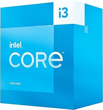 Intel Core i3-13100 Desktop Processor 4 cores (4 P-cores + 0 E-cores) 12MB Cache, up to 4.5 GHz