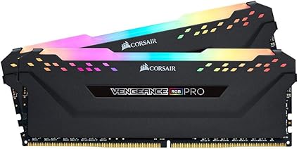 Corsair Vengeance RGB Pro 16GB (2x8GB) DDR4 3600 (PC4-28800) C18 AMD Optimized Memory – Black