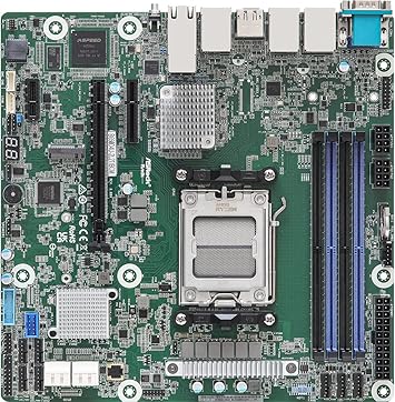 B650D4U-2L2T/BCM Micro-ATX Server Motherboard Single Socket AMD Ryzen 7000 Series Processors (LGA 1718) B650E PCIe 5.0 Dual 10G LAN