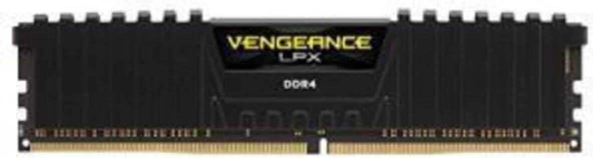 Corsair Vengeance LPX 16GB (1x16GB) DDR4 3600 (PC4-28800) C18 Optimized for AMD Ryzen - Black (CMK16GX4M1Z3600C18)