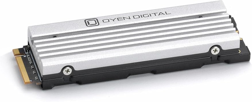 Oyen Digital Dash Pro 8TB NVMe PCIe TLC NAND SSD with Heatsink, Compatible with Sony PS5 Internal M.2 Slot