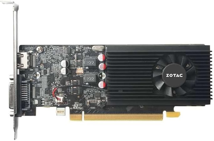 ZOTAC GeForce GT 1030 2GB GDDR5 64-bit PCIe 3.0 DirectX 12 HDCP Ready Low Profile Video Card ZT-P10300A-10L