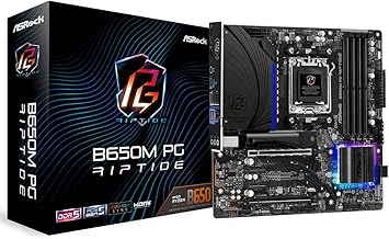 ASRock B650M PG Riptide AMD Ryzen 7000 Series Processors Motherboard