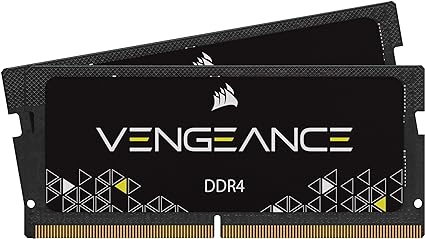 Corsair Vengeance Performance SODIMM Memory 32GB (2x16GB) DDR4 2933MHz CL19 Unbuffered for 8th Generation or Newer Intel Core™ i7, and AMD Ryzen 4000 Series Notebooks