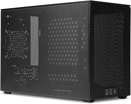 SSUPD Meshroom D Mini-ITX Small Form Factor (SFF) Case - Full Mesh Side Panel - Tool-Free and Easy Accessibility (Charcoal Black)