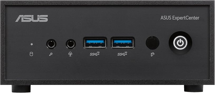 ASUS ExpertCenter PN42 Fanless Mini PC Barebone with Intel 12th gen Quad Core N100, Dual 4K Support, Dual LAN, 7 x USB, COM Port, WiFi 6E, Bluetooth, VESA Mount