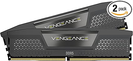 CORSAIR Vengeance DDR5 RAM 32GB (2x16GB) 6000MHz CL36 AMD Expo iCUE Compatible Computer Memory - Gray (CMK32GX5M2D6000Z36)