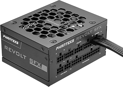 Phanteks (PH-P850PSF_02) Revolt SFX 850W 80PLUS Platinum, Super Compact SFX Form Factor, ATX 3.0, PCIe 5.0 Power Supply, Fully Modular, Platinum-Rated Efficiency, Silent Fan, Black