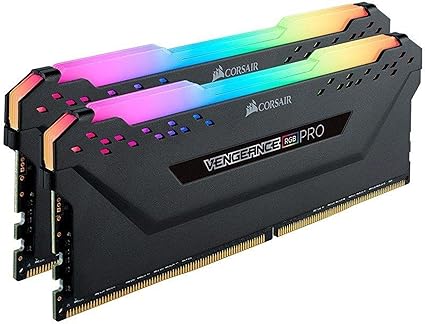 Corsair Vengeance RGB Pro 32GB (2x16GB) DDR4 3000 (PC4-24000) C16 Desktop Memory – Black