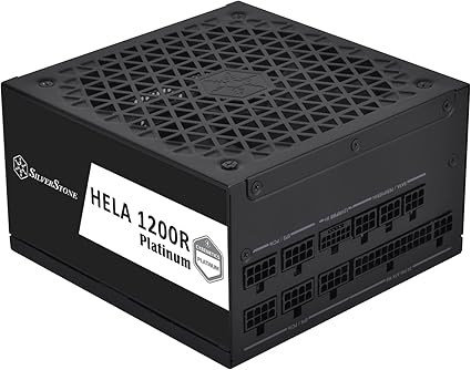 SilverStone Technology HELA 1200R Platinum ATX 3.0 / PCIe Gen 5 1200W Fully Modular Power Supply, SST-HA1200R-PM