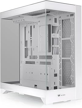 CTE E550 TG Snow Mid Tower ATX Case; 3 Tempered Glass Panels; Hidden-Connector Motherboard Support; Three-Way VGA Installations; Dual Chamber Design; CA-1Z8-00M6WN-00; 3 Year Warranty