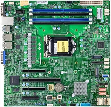 Supermicro X12STL-F Micro-ATX Server Motherboard C252 LGA-1200, Daul LAN 1GbE