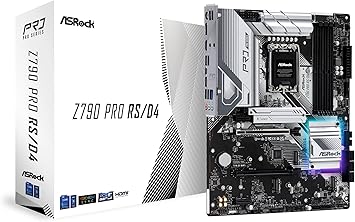 ASRock Z790 Pro RS/D4 Motherboard, Supports Intel 12th and 13th Generation CPU (LGA1700), Z790 Chipset, DDR4 ATX Motherboard