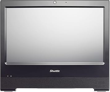 Shuttle XPC AIO X50V8 Black Embedded Intel Celeron 5205U All-in-One Barebone PC, Fanless, IP54 Certified, VESA Compatible, No RAM, No HDD/SSD, No OS