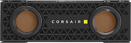 Corsair Hydro X Series XM2 M.2 SSD Water Block - Add Your M.2 SSD to a Custom Cooling Loop - Copper Cold Plate - Easy Installation, Black