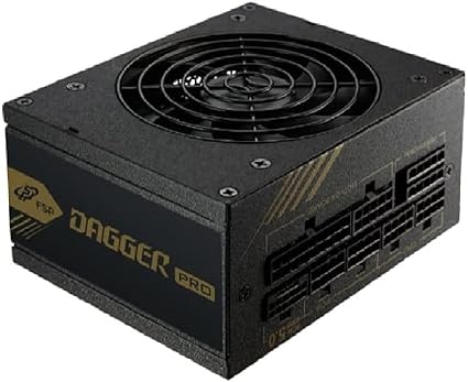 FSP DAGGER PRO ATX3.0 (PCIe5.0) 850W SFX 12V V4.0 Compliance with newest ATX12V V3.0 GEN 5. power supply.W/ 12VHPWR CABLE ATX 3.0 PCle 5.0 (SDA2-850,GEN5)