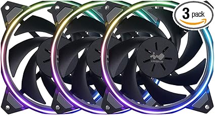 InWin Sirius Loop Addressable RGB Triple Fan Kit 120mm High Performance Cooling Computer Case Fan Cooling