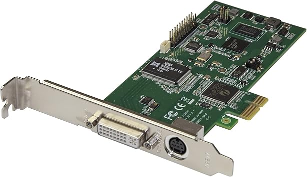 StarTech.com PCIe Video Capture Card - 1080P at 60 FPS - HDMI / VGA / DVI / Component - PC Capture Card - Internal Capture Card (PEXHDCAP60L2)