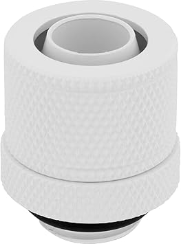 Corsair Hydro X Series XF Compression 10/13mm (3/8” / 1/2”) ID/OD Fitting Four Pack — White