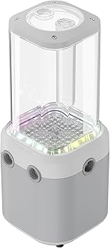 CORSAIR iCUE Link XD5 RGB Elite Pump-Reservoir Unit - D5 PWM Pump - 22 Addressable RGB LEDs - 440ml Transparent Reservoir - White