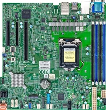 SUPERMICRO MBD-X12STH-F-B Micro-ATX Server Motherboard LGA 1200 Intel C256