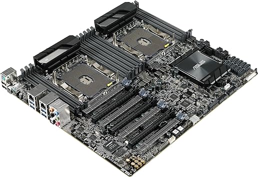 ASUS WS C621E Sage Extreme Power Intel® Xeon® Processor Workstation Motherboard for Two-way XEON CPU performance, with U.2, M.2 connectors, dual Gb LAN, USB 3.1 Type-C & Type-A, 10 x SATA 6Gb/s ports