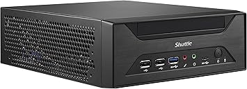 Shuttle XPC Slim XH610 Barebone PC Intel H610 Support 12th/13th Gen 65W Alder Lake/Raptor Lake LGA1700 CPU No Ram No HDD/SSD No CPU No OS