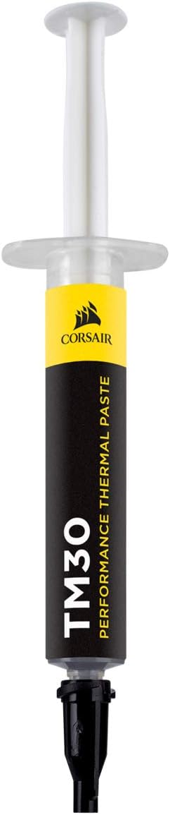 Corsair TM30 Performance Thermal Paste | Ultra-Low Thermal Impedance CPU/GPU | 3 Grams|w/applicator, silver for Desktop